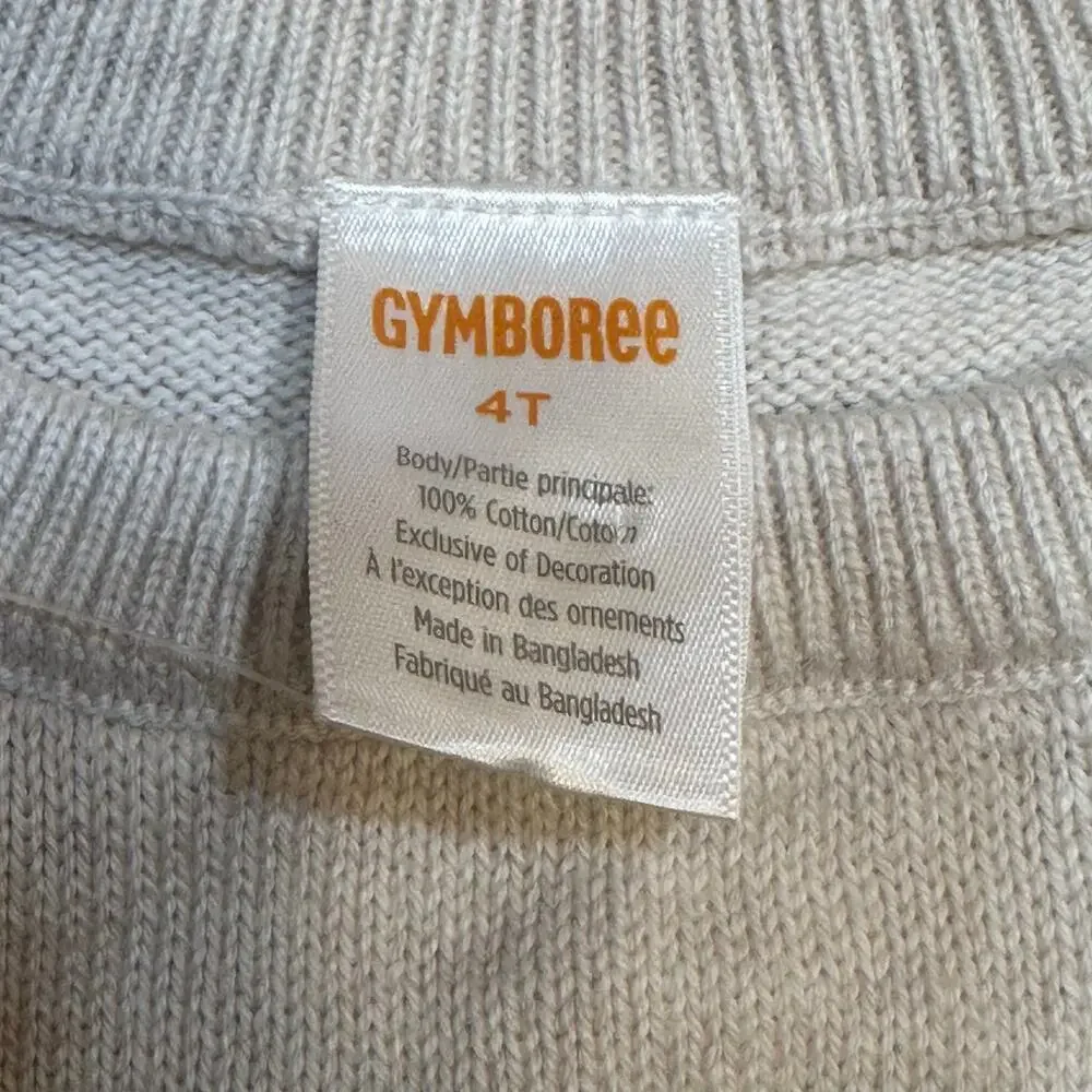 New Gymboree Pumpkin Knit Sweater Dress sz 4T